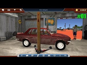 Revhead (#01) Vou ganhar dinheiro RESTAURANDO CARROS agora! Gameplay PT-BR