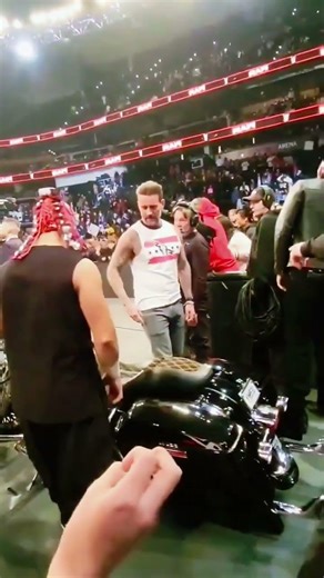 Undertaker’s Bike Got CM Punk & Dragon Lee Crazy 😳🔥 | #shorts #wwe