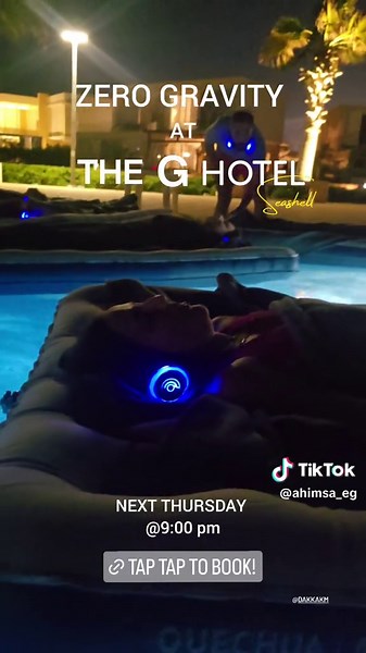 This Thursday at The G Hotel, Seashell, North Coast. Whatsapp 20 11 46524362 to book! #foryoupage #fyp #AhimsaEgypt