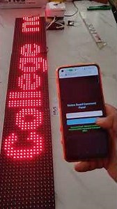 HVS-3111. IoT based College Notice Board using P10 LED modules and ESPS8266