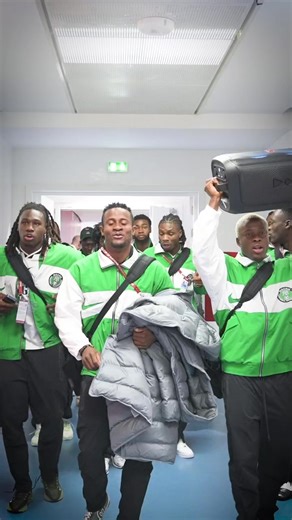 Never worried, not with those Super Eagles arrivals. 🇳🇬🔊 #TotalEnergiesAFCON2025 | #WeSoundDifferent