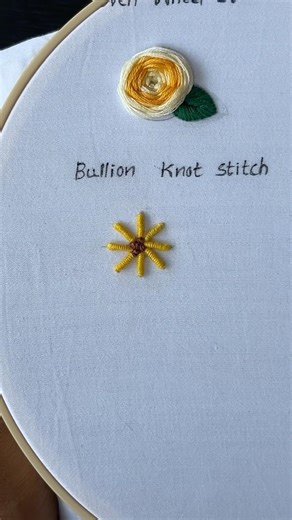 Day -18 of embroidery series for beginners 🧵🪡 #embroiderydesigns #embroiderywork #handembroidery