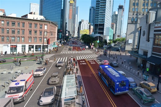New bus lanes coming to busy Flatbush Avenue corridor in Brooklyn