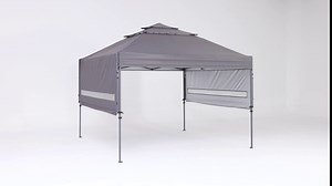 ABCCANOPY Pop up Gazebo Canopy 3-Tier Instant Canopy with Adjustable Dual Half Awnings, Navy Blue
