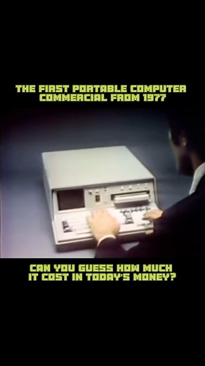 The History Source on Instagram: "In the 1970s this 55 lb device was considered a “portable computer.” Released in 1975, The IBM 5100 is one of the first mass market portable computers in history. So how much was it in today’s money? $50,000 The base model with 1.9 mhz of processing power and 16kb of ram had a starting price of $9,000 which adjusted for inflation is about the equivalent of $50,000 today. And that’s just the base price, with added memory the price could go up to about $20,000 or 