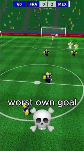 worst ever own goal bro #touchfootball #roblox #rss