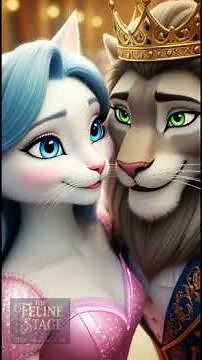 Kittyrella: A Cinderella Cat Tale. #ai #cartoonanimal #cartooncharacter #anthrocats