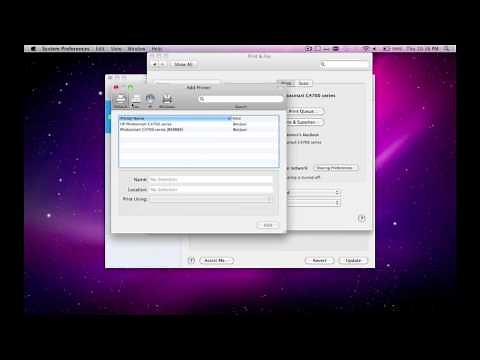 Printer Sharing through Airport Extreme or Express