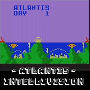 Atlantis - 1982 - intellivision #retrogaming #retro #intellivision #atlantis