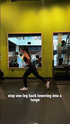How To Do a Reverse Lunge Correctly | Free Leg Workout Tip!