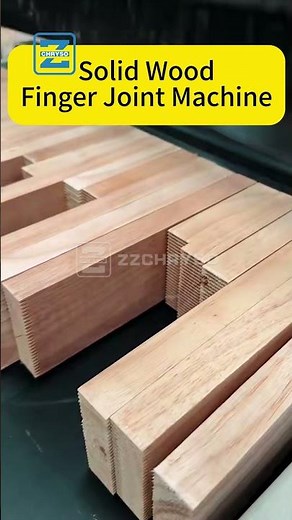 THE FASTEST Way to Assemble Solid Wood with Finger Joint Machine!