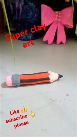 Pencil DIY✏️#shorts #shortsfeed #viralvideo #pencil #clay #craft #viral #trending#yt#@multicreating