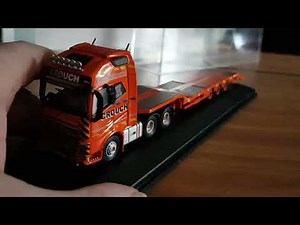 Model Lorry Oxford Diecast Crouch Recovery Volvo FH GXL Semi Low Loader