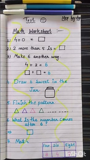 “Fun with Numbers – UKG Math test Worksheet (Level Up)”