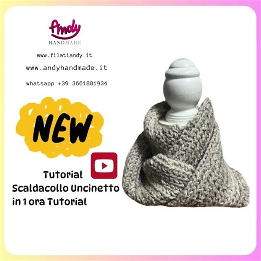 Tutorial scaldacollo Ganzo Andy Handmade