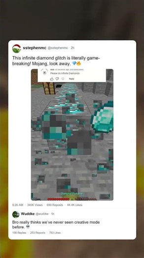 Funny Wuddke Tweets 6767% #minecraft #shorts