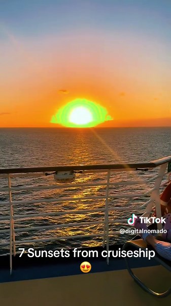 #cruise #sunset #travel