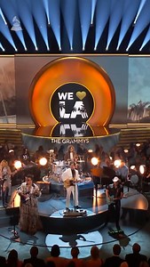 We love L.A. ❤️ In a heartfelt performance, #BrittanyHoward, #Dawes, #SherylCrow, #StVincent, #BradPaisley, and #JohnLegend paid tribute to the Los Angeles’ community while also honoring the bravery and dedication of first responders who risk their lives to protect others. | GRAMMYS