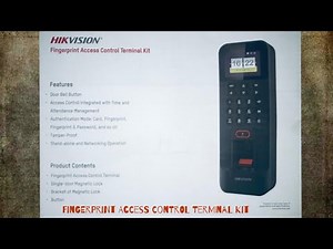 How To Configure Hikvision Fingerprint Access Control Terminal||FPDoor Lock (Part1) in Urdu/Hindi