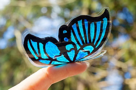 Plastic Bottle Butterfly Craft | How to Make Plastic Bottle Butterflies