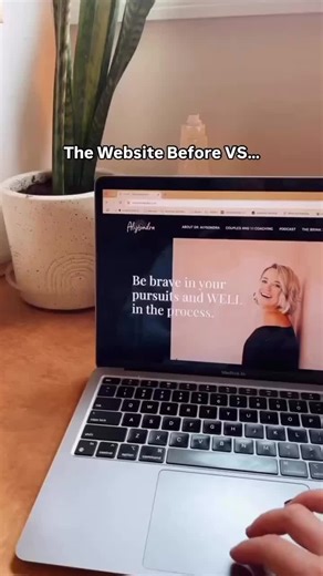 We just love a good Before & After ✨After years of DIY updates, Alysondra’s old website no longer reflected the powerhouse she is—a seasoned psychologist and sexologist with over a decade of experience. Her online presence was holding her back from attracting aligned, high-quality clients and selling out her signature group membership.After developing a bold new brand kit web design that brought a modern, fun, and professional energy to her visuals—she finally got a gorgeous online presence that