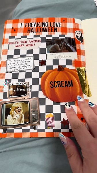 Halloween Junk Journal Ideas with Scream Theme
