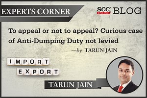 To Appeal or Not to Appeal? Curious Case of Anti-Dumping Duty not Levied
