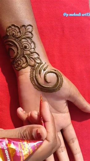 arabic mehndi designs 🥰😍#trending #mehndi #design #shorts #art ‪@pmehandiart15‬