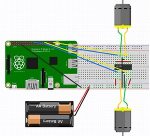 Basic Raspberry Pi WebSocket Robot
