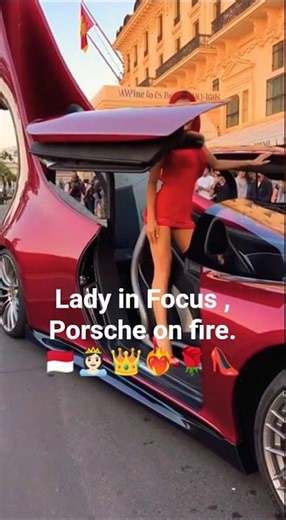 Customized High-Heel Shoe Car Porsche 911 Red- #high #shoes #car #red #lady #rich #monaco #supercars
