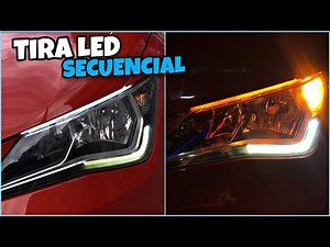 How to easily install sequential LED DRL strips on your car / set engine /