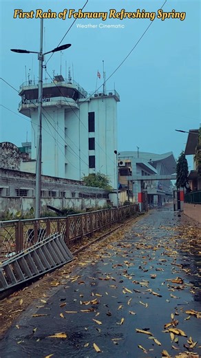 First Rain of February || Refreshing Spring Weather Cinematic 🤯 #short