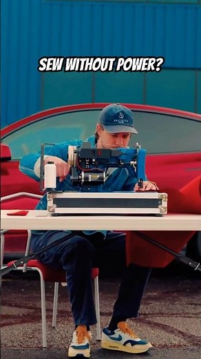 This Sewing Machine Works WITHOUT Power #DIY #sewingmachine