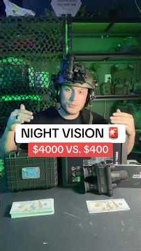 $4000 vs $400 Night Vision – Is the Cheap One Worth It? 👀⚠️