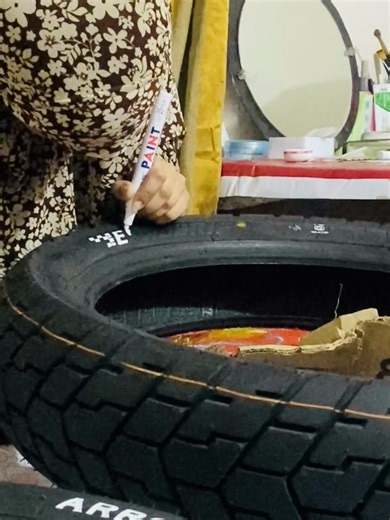 Creative Tyre Painting Ideas for Bike Lovers