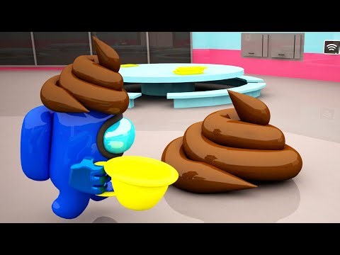 AMONG US POOP! / 0000 / IMPOSTOR POOPED EVERYWHERE! / THE FUNNIEST ANIMATIONS! / #game #memes #funny