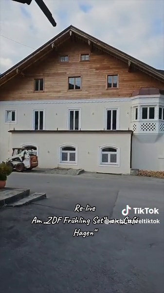 Am Filmset von Cafe Hagen aus der ZDF Serie Frühling. #Herzkino #ZDF #TVSerie #frühling ##dorf #bayern #spaziergang #travel #traveltiktok