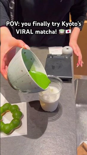 Is this the GREENEST matcha in the world?? 😮🍵🇯🇵