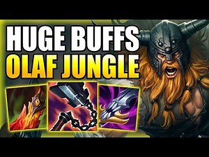 HOW TO PLAY OLAF JUNGLE & HARD CARRY AFTER THE 12.9 BUFFS! - Best Build/Runes S+ - League of Legends