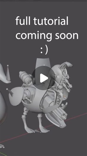 Nick Wong on Instagram: "A little snippet of my #blender3d Transforming Duck Tutorial 🪿 I've now disassociated with my voice after hearing it so much that it sounds like a completely different person. Is this what vloggers and youtubers go through? #blendertutorial #tutorial #animationtutorial #learning #learninganimation #blendercycles #blendercommunity"