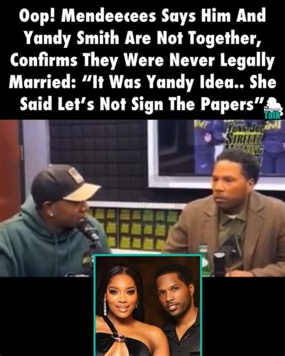 The Neighborhood Talk on Instagram: "Neighbors, Mendeecees says him and Yandy are not together."