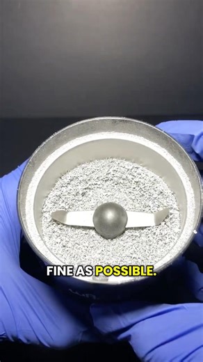 Making Aluminum Powder #experiment #chemistry #science #fyp #shorts