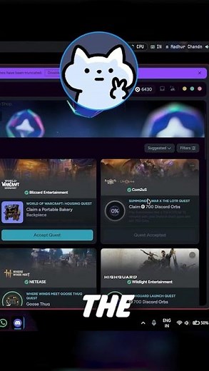 Here is how to automatically complete discord quests #discordquest #automation #discord #shorts