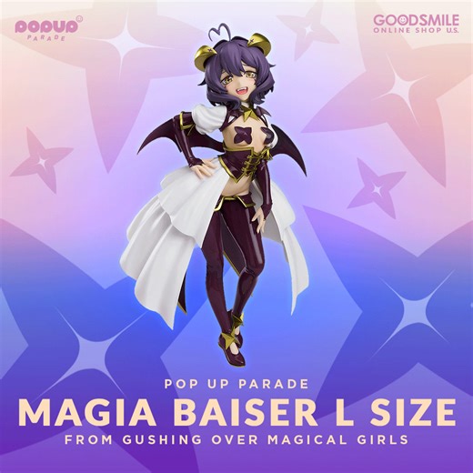 The fearless leader of Enormeeta is still available for preorder! Add POP UP PARADE Magia Baiser L Size from the anime "Gushing Over Magical Girls" to your collection! Shop: https://s.goodsmile.link/id9 #GushingOverMagicalGirls #Goodsmile | Good Smile Company - USA