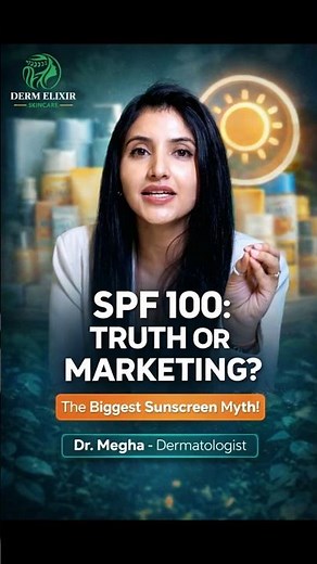 Does Higher SPF Really Work Better? Myth Busted | Dr. Megha (Dermatologist)