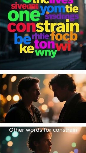 Constrain— Meaning, Example, Synonyms, Antonyms & Memory Trick | Visual Vocabulary