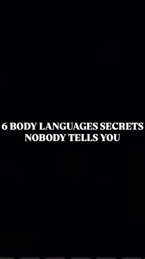 6 Hidden Body Language Secrets Nobody Will Tell You 😎👍 #shorts