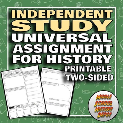 Independent Univeral Assignment for History | Printable