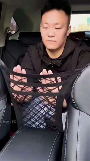 🌳Car Mesh Organizer for Backseat & Trunk 🚗 | Keep Kids Toys, Snacks #3425@sovorsgadget