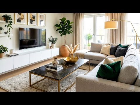 Best Modern Living Room Decorating Ideas 2026 | Luxury Sofa Sets & Trendy TV Wall Decor Inspiration